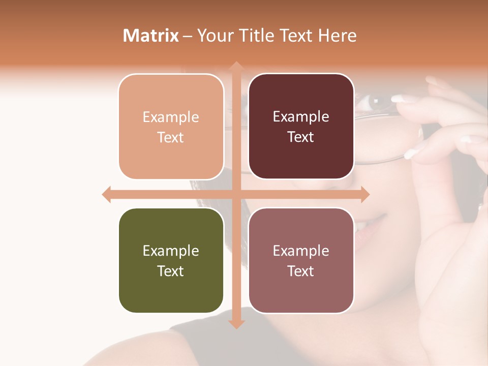 Copy Over Grinning PowerPoint Template