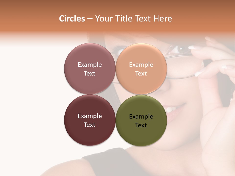 Copy Over Grinning PowerPoint Template