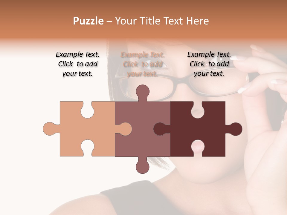 Copy Over Grinning PowerPoint Template