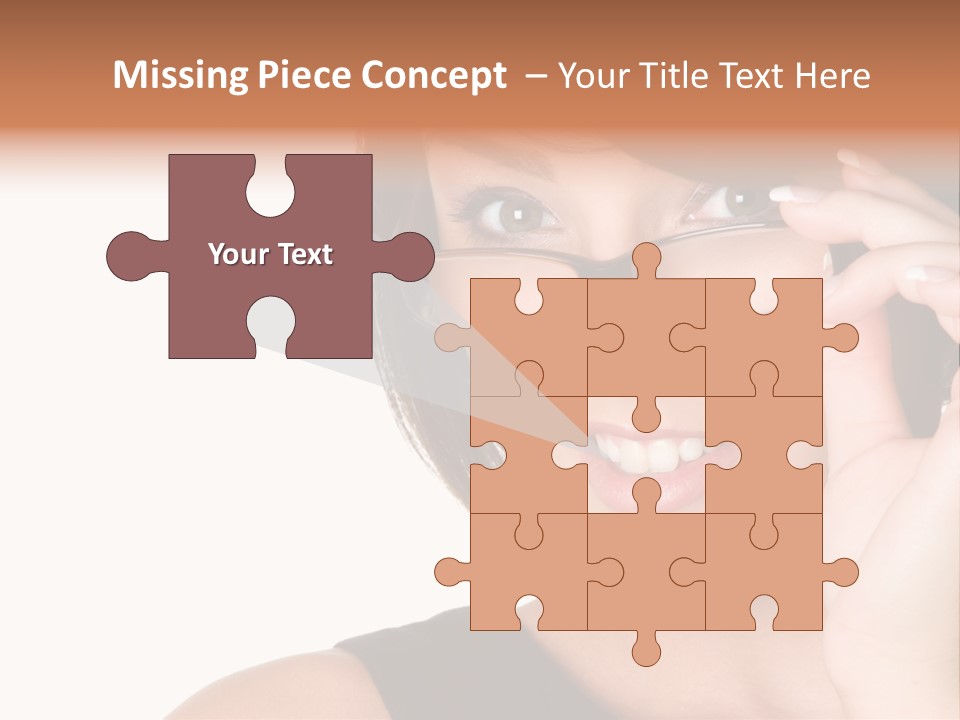 Copy Over Grinning PowerPoint Template