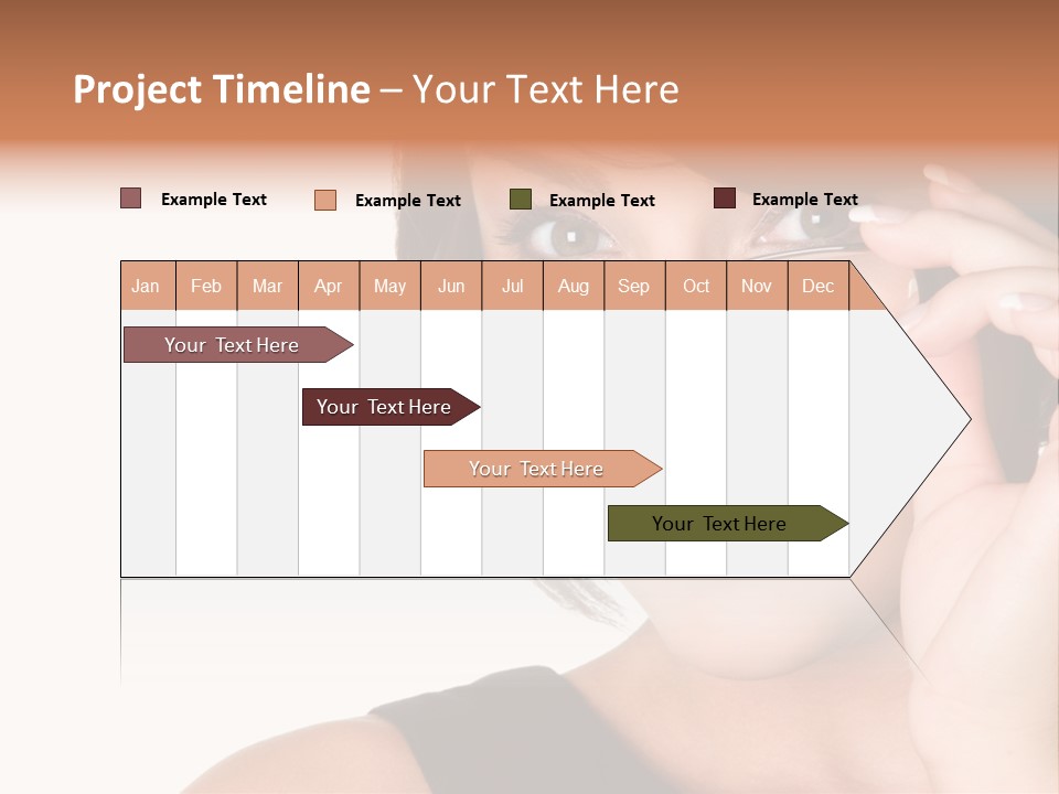 Copy Over Grinning PowerPoint Template