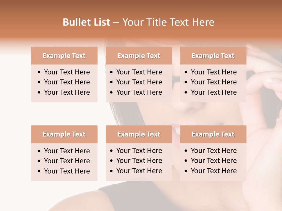 Copy Over Grinning PowerPoint Template