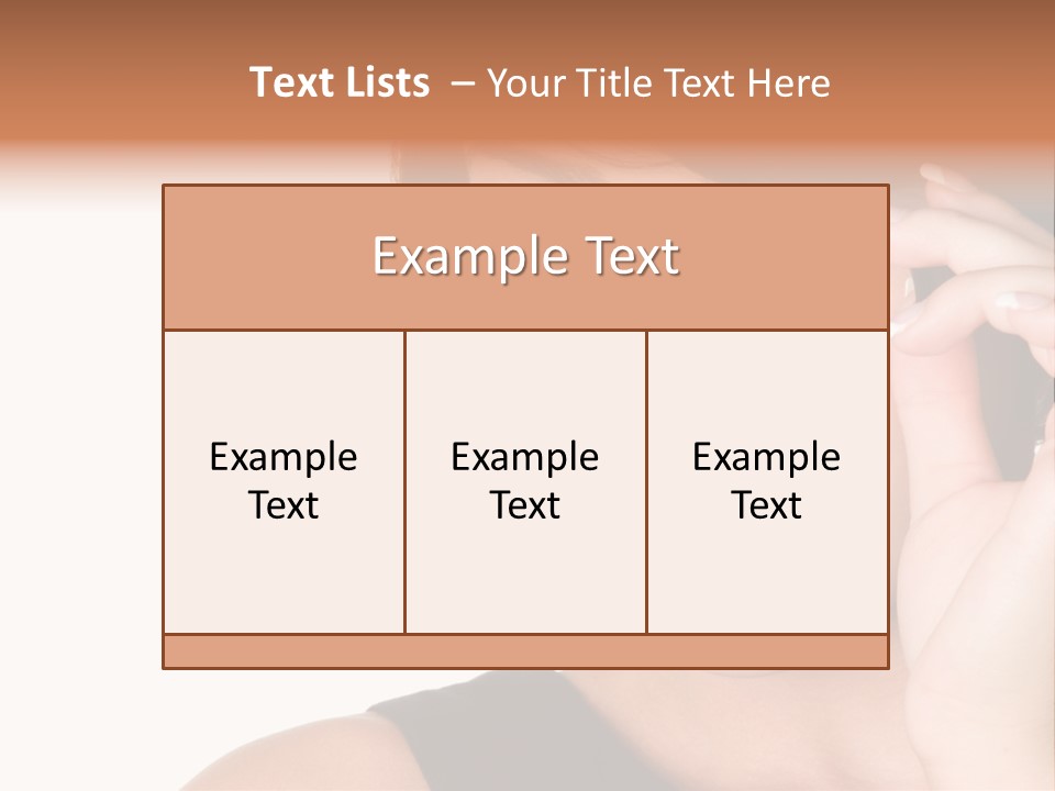 Copy Over Grinning PowerPoint Template