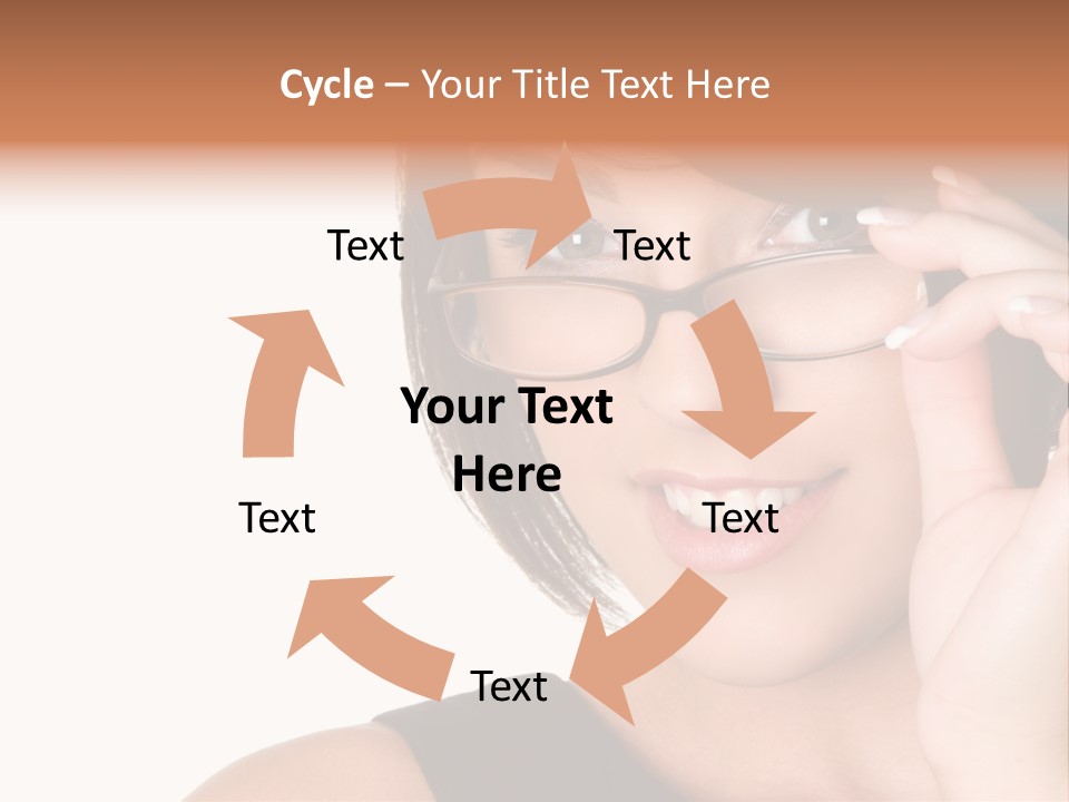 Copy Over Grinning PowerPoint Template