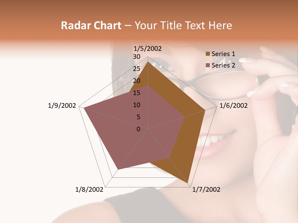 Copy Over Grinning PowerPoint Template