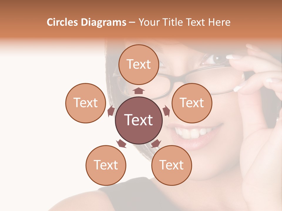 Copy Over Grinning PowerPoint Template