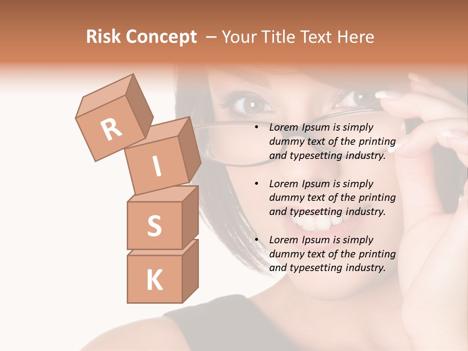 Copy Over Grinning PowerPoint Template