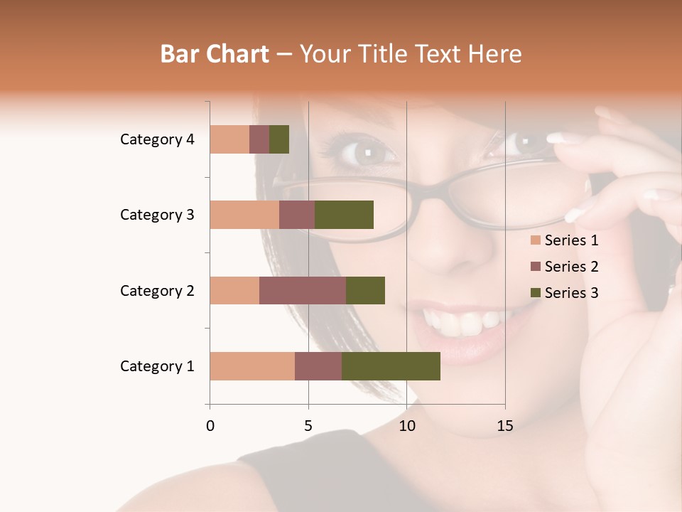 Copy Over Grinning PowerPoint Template