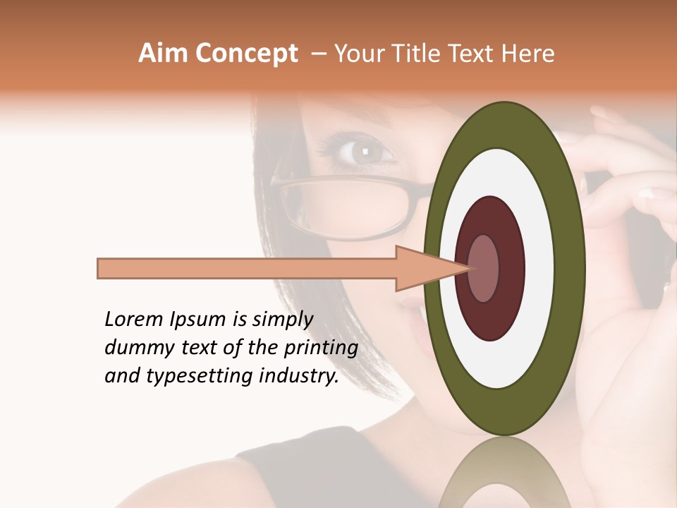 Copy Over Grinning PowerPoint Template