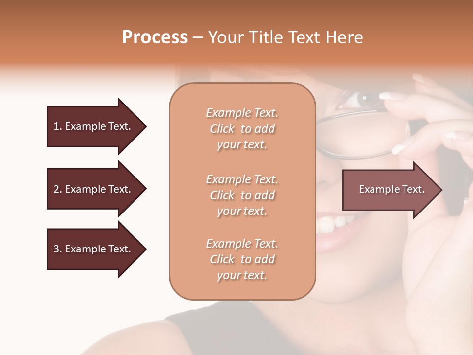 Copy Over Grinning PowerPoint Template