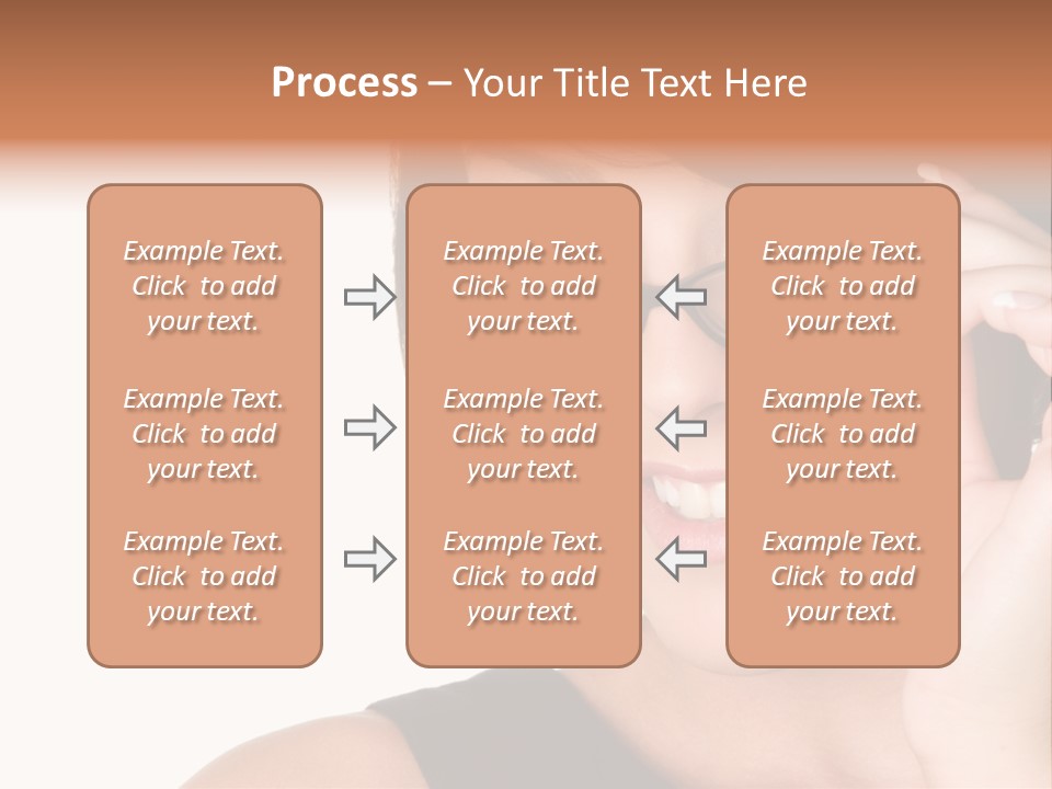 Copy Over Grinning PowerPoint Template