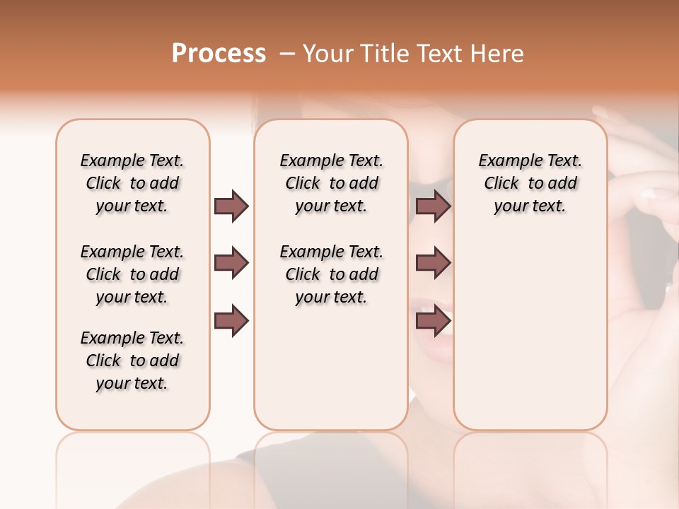 Copy Over Grinning PowerPoint Template