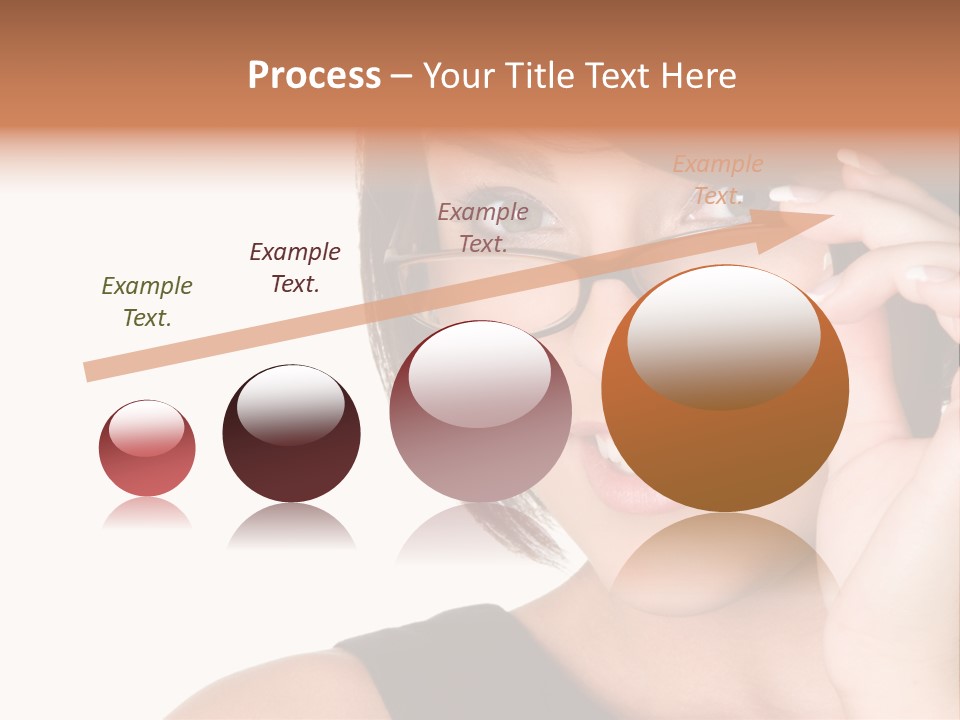 Copy Over Grinning PowerPoint Template