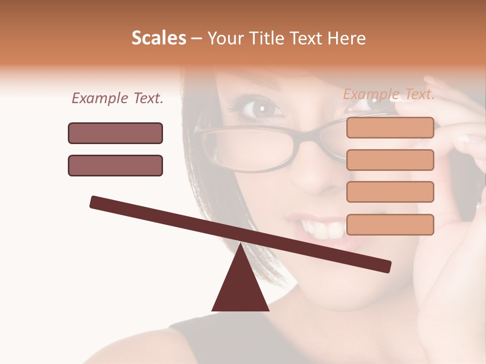 Copy Over Grinning PowerPoint Template