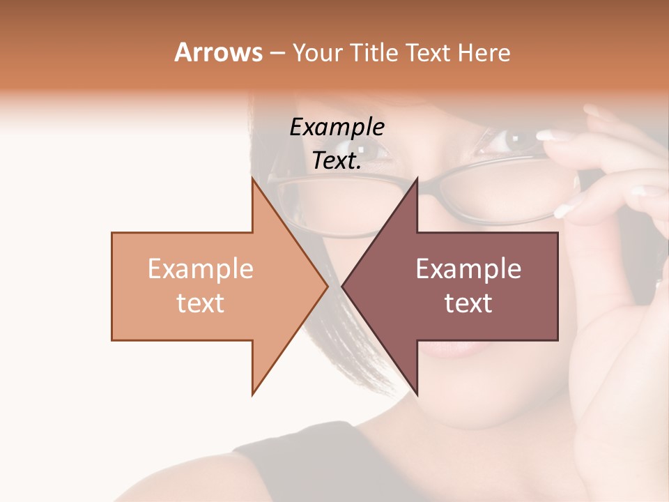 Copy Over Grinning PowerPoint Template