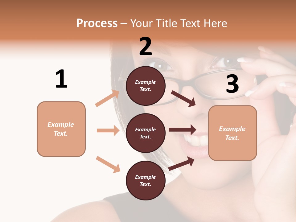 Copy Over Grinning PowerPoint Template