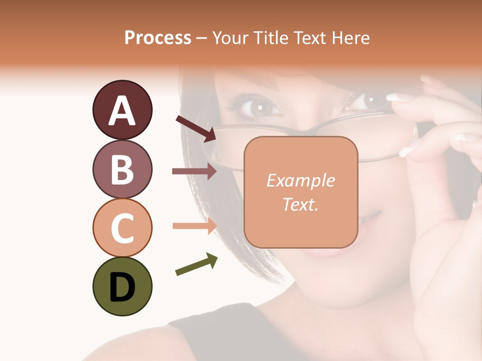 Copy Over Grinning PowerPoint Template