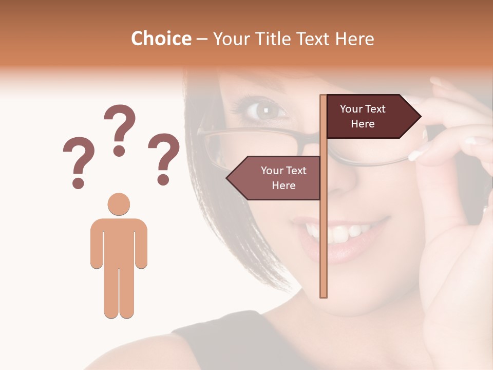 Copy Over Grinning PowerPoint Template