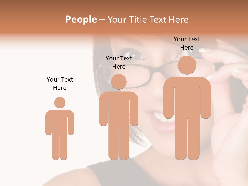Copy Over Grinning PowerPoint Template