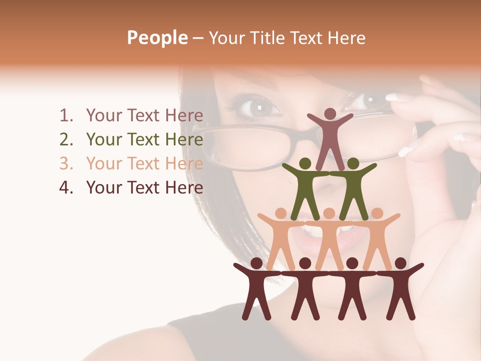 Copy Over Grinning PowerPoint Template