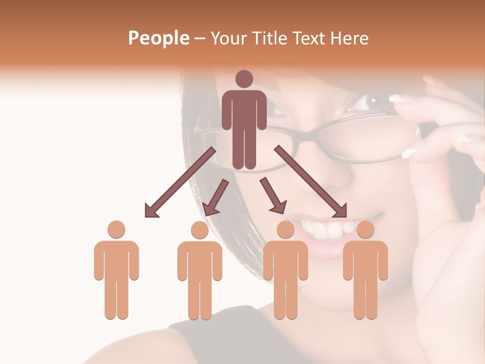 Copy Over Grinning PowerPoint Template