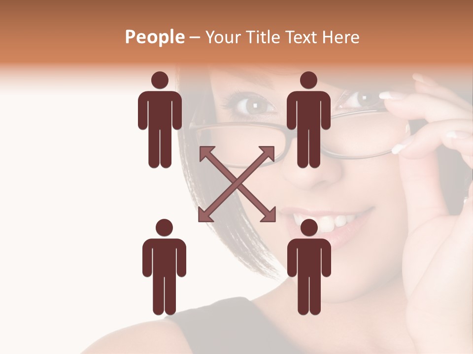 Copy Over Grinning PowerPoint Template
