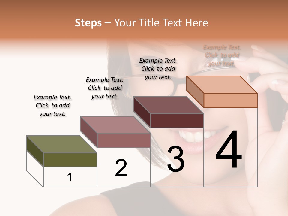 Copy Over Grinning PowerPoint Template