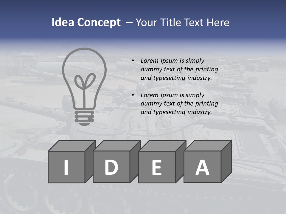 Book Jacket Bundle Tank PowerPoint Template