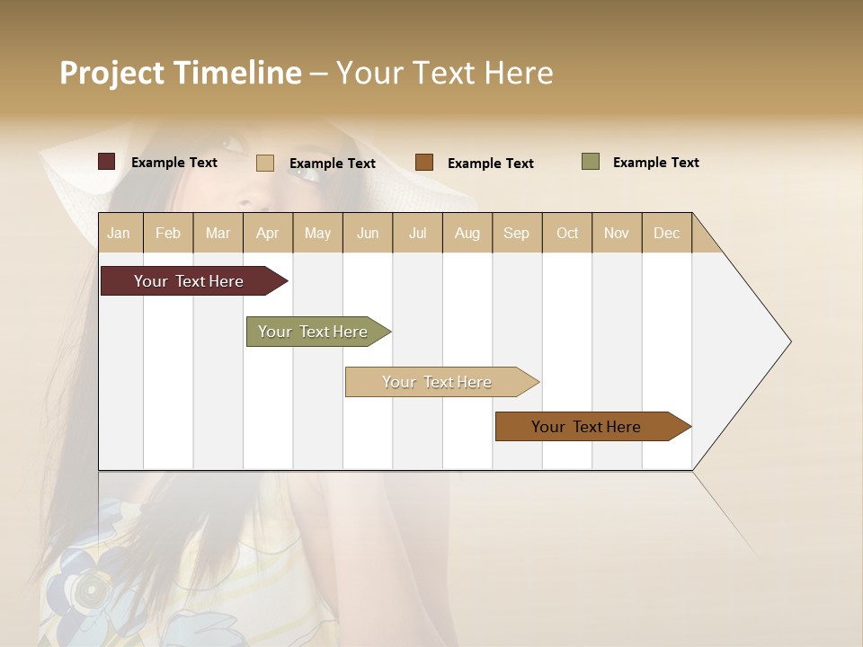 Summer Hat Glamour PowerPoint Template