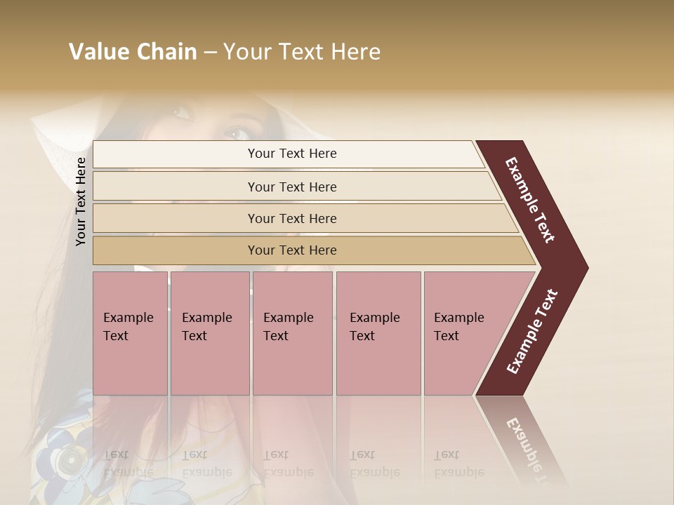 Summer Hat Glamour PowerPoint Template