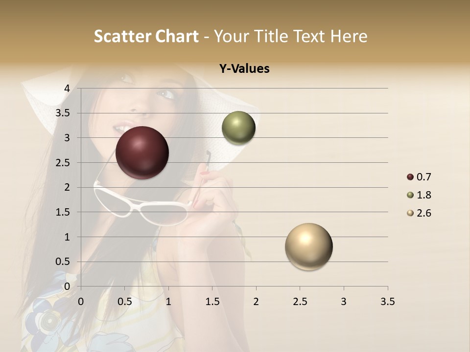 Summer Hat Glamour PowerPoint Template