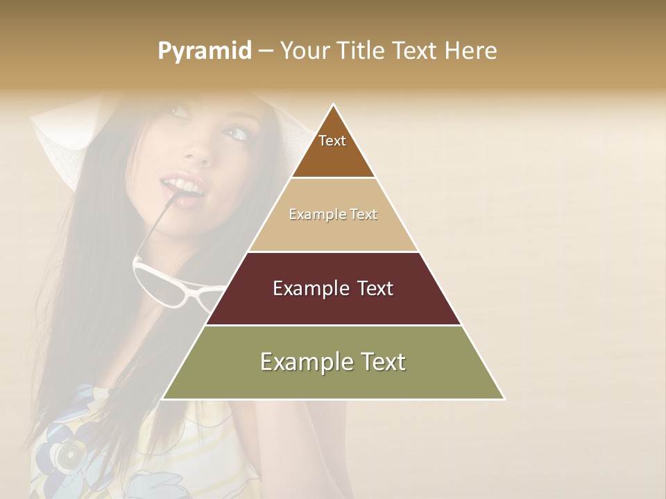 Summer Hat Glamour PowerPoint Template