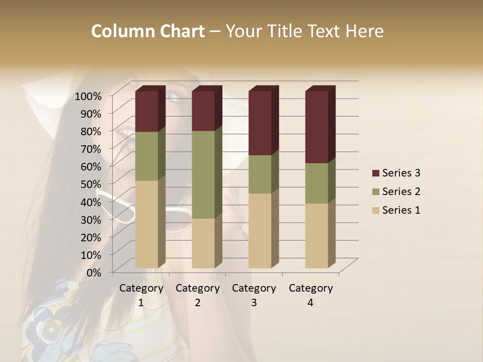 Summer Hat Glamour PowerPoint Template