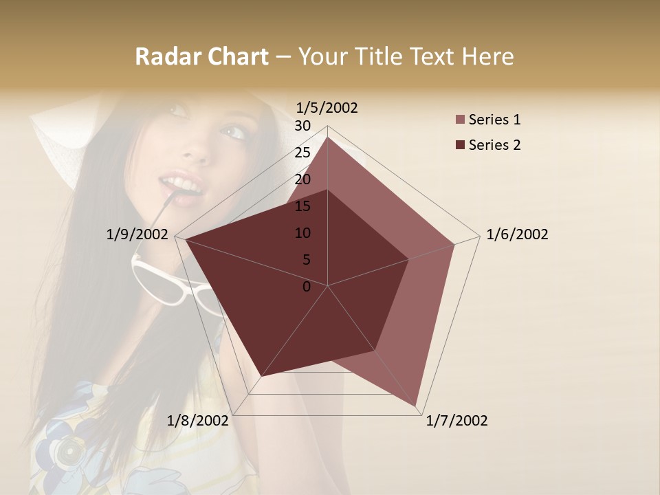 Summer Hat Glamour PowerPoint Template