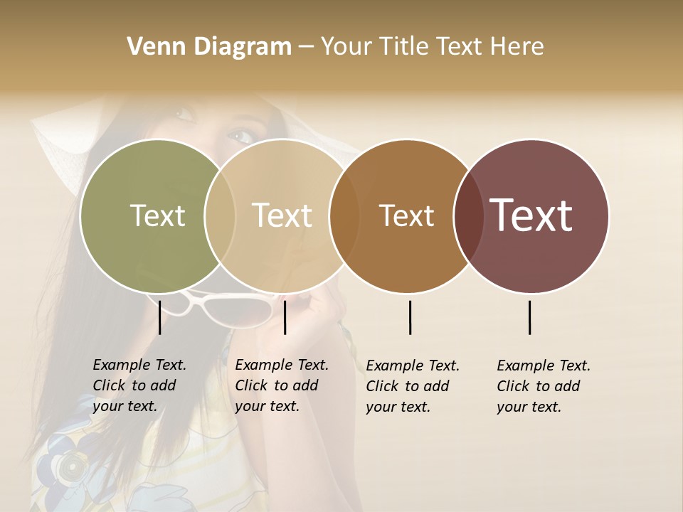 Summer Hat Glamour PowerPoint Template