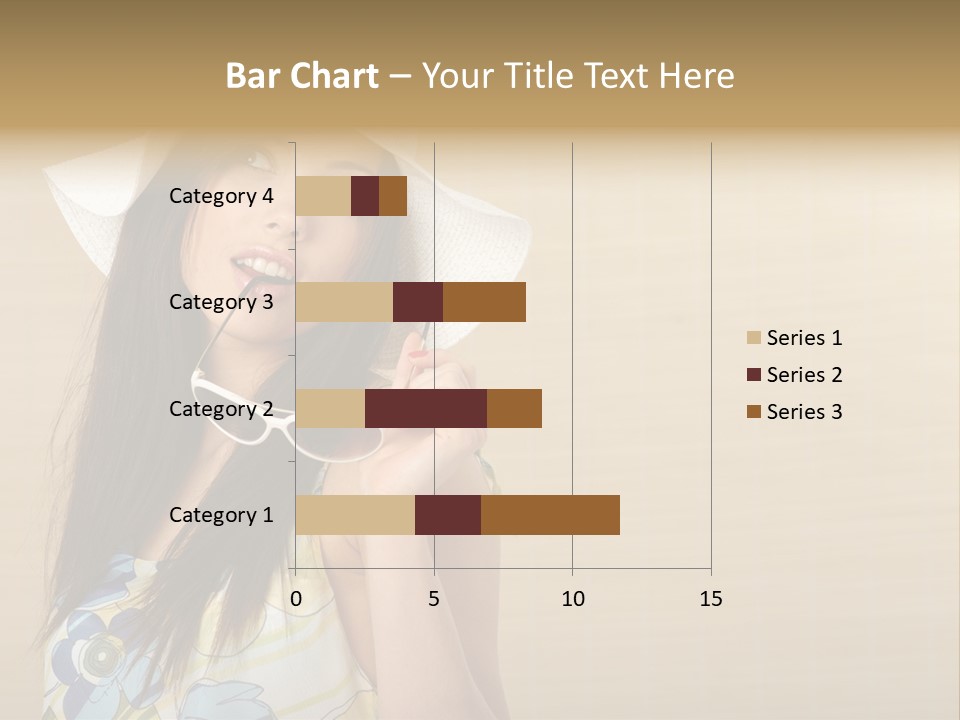 Summer Hat Glamour PowerPoint Template