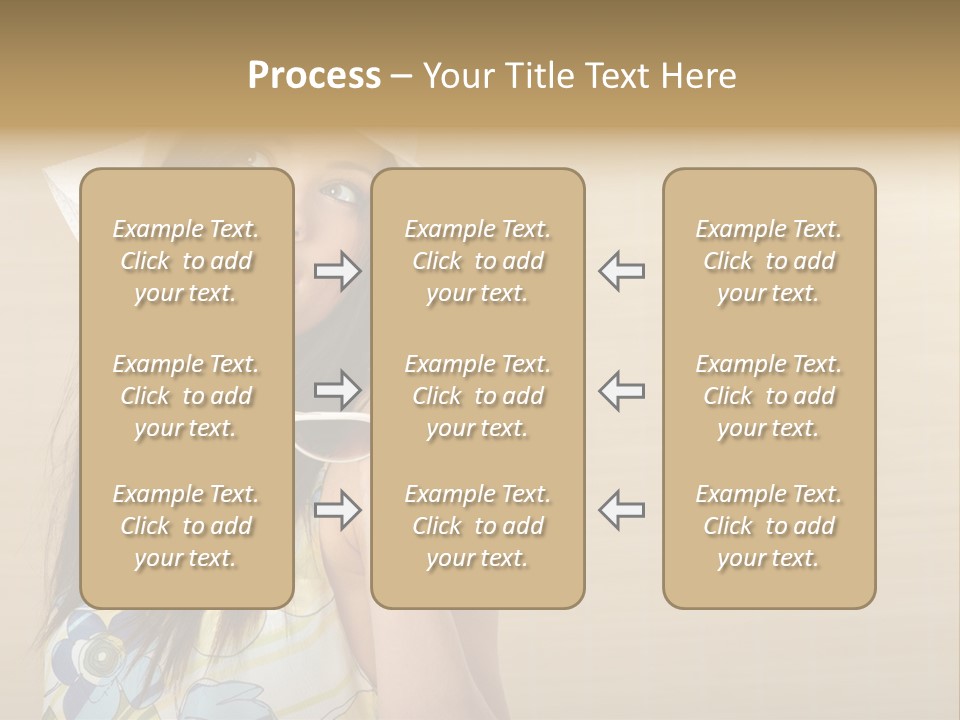 Summer Hat Glamour PowerPoint Template