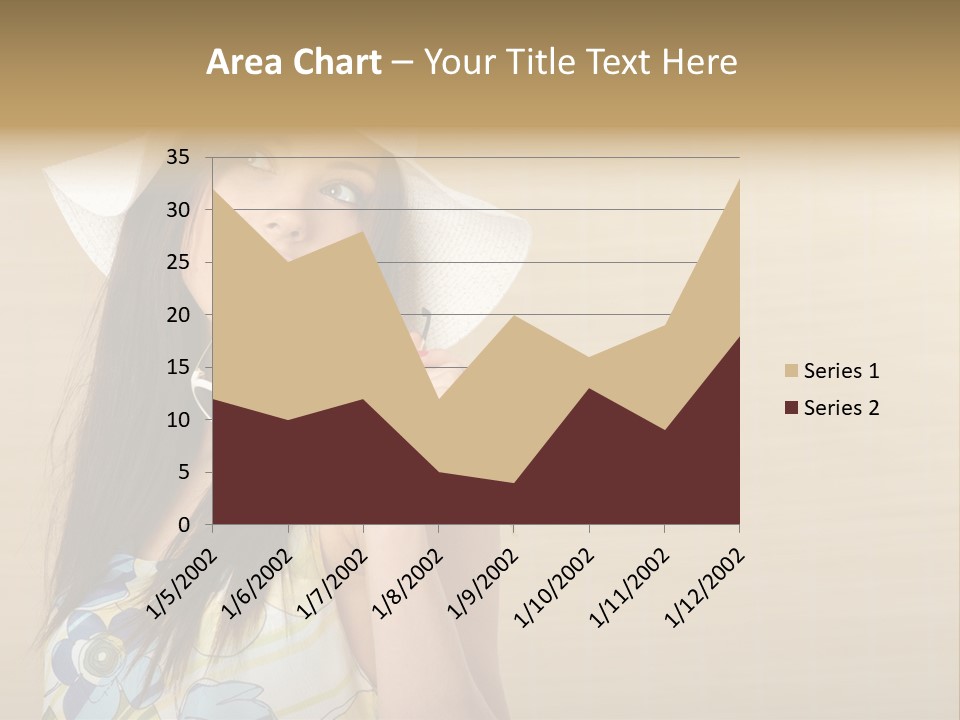 Summer Hat Glamour PowerPoint Template