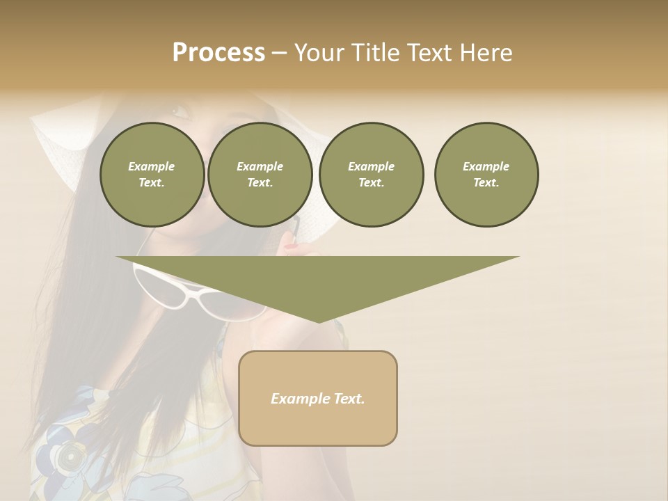 Summer Hat Glamour PowerPoint Template