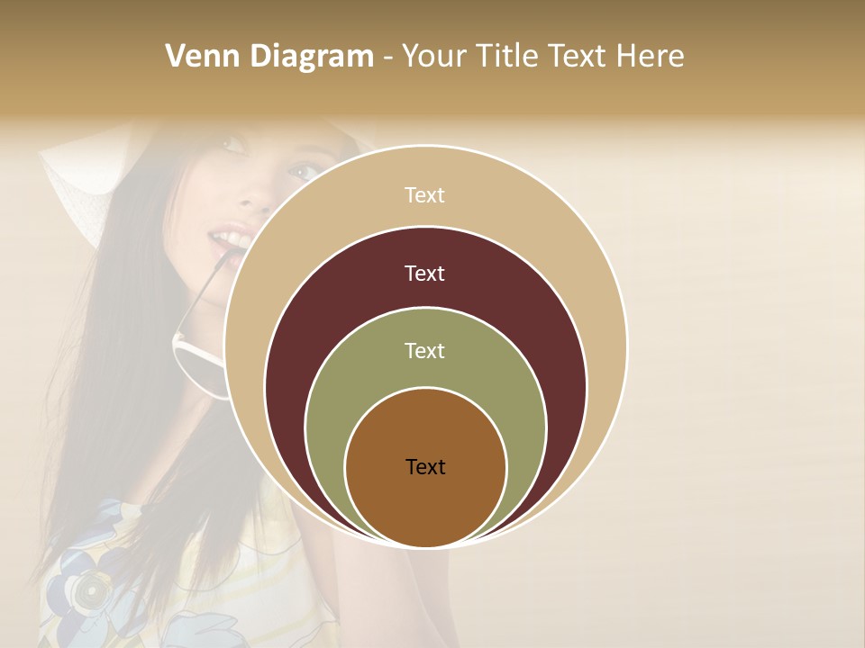 Summer Hat Glamour PowerPoint Template