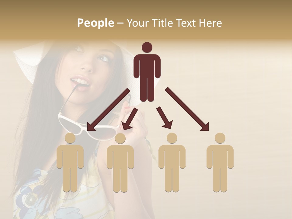 Summer Hat Glamour PowerPoint Template