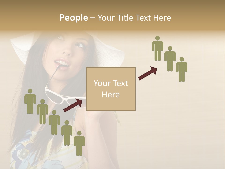 Summer Hat Glamour PowerPoint Template