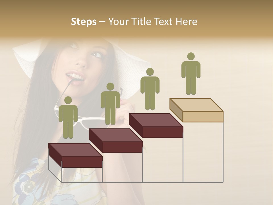 Summer Hat Glamour PowerPoint Template