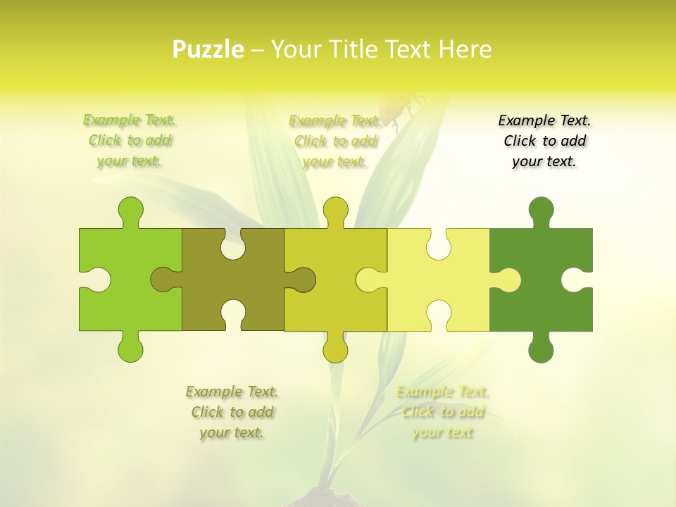 Nature Harmony Foliage PowerPoint Template