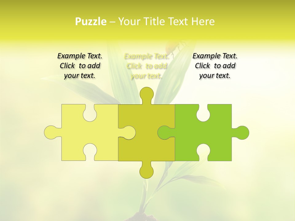 Nature Harmony Foliage PowerPoint Template