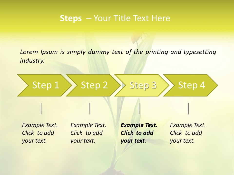 Nature Harmony Foliage PowerPoint Template
