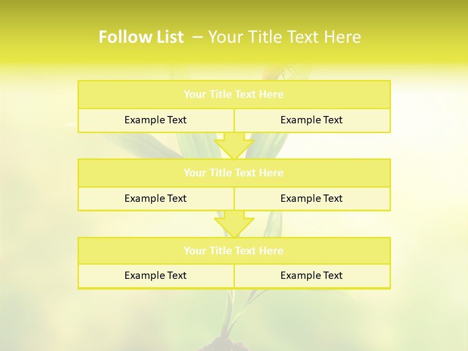 Nature Harmony Foliage PowerPoint Template