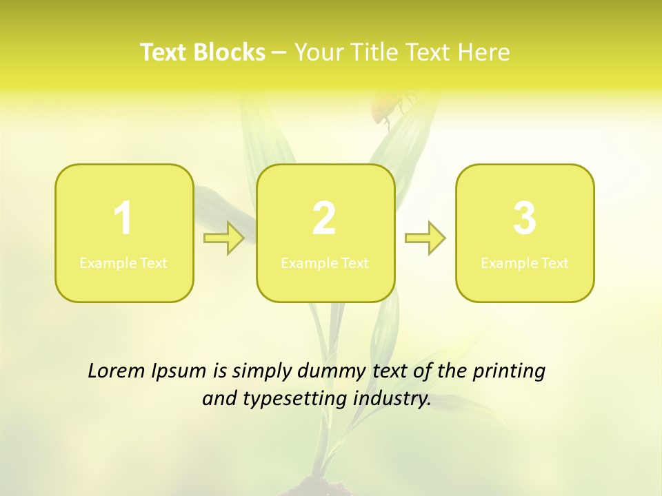 Nature Harmony Foliage PowerPoint Template