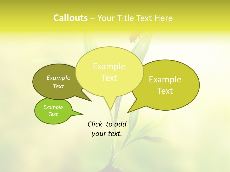 Nature Harmony Foliage PowerPoint Template