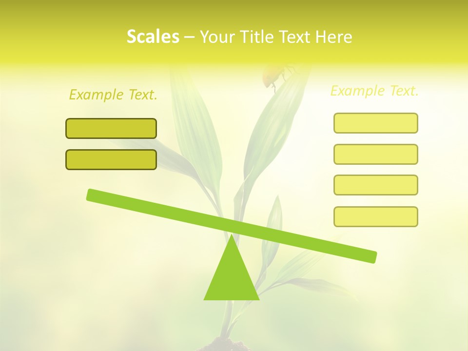 Nature Harmony Foliage PowerPoint Template